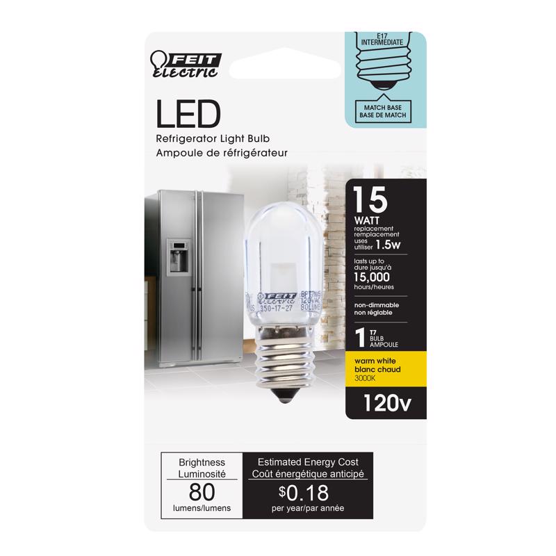 Feit T7 E17 (Intermediate) LED Bulb Warm White 15 Watt Equivalence