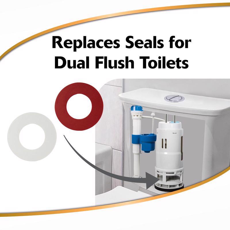 Korky Dual Flush Seal Kit Red Rubber