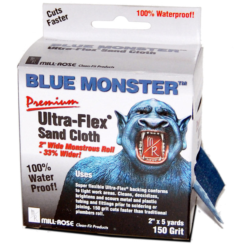 Mill Rose Blue Monster Ultra-Flex 5 yd L X 2 in. W 150 Grit Aluminum Oxide Sanding Cloth