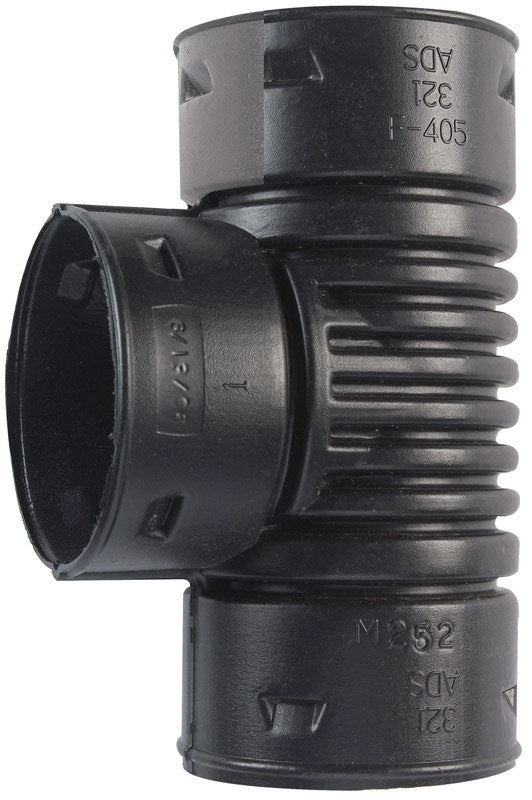 Advanced Drainage Systems 3 in. Snap X 3 in. D Snap Polyethylene 8 in. Tee