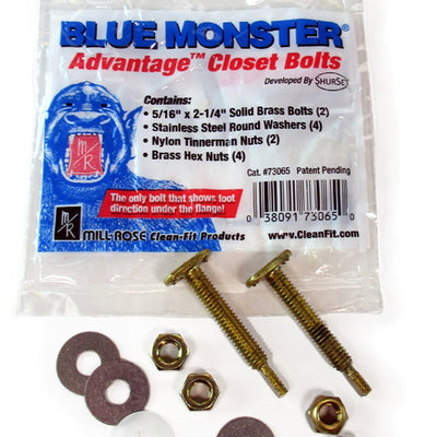 Blue Monster Closet Bolts
