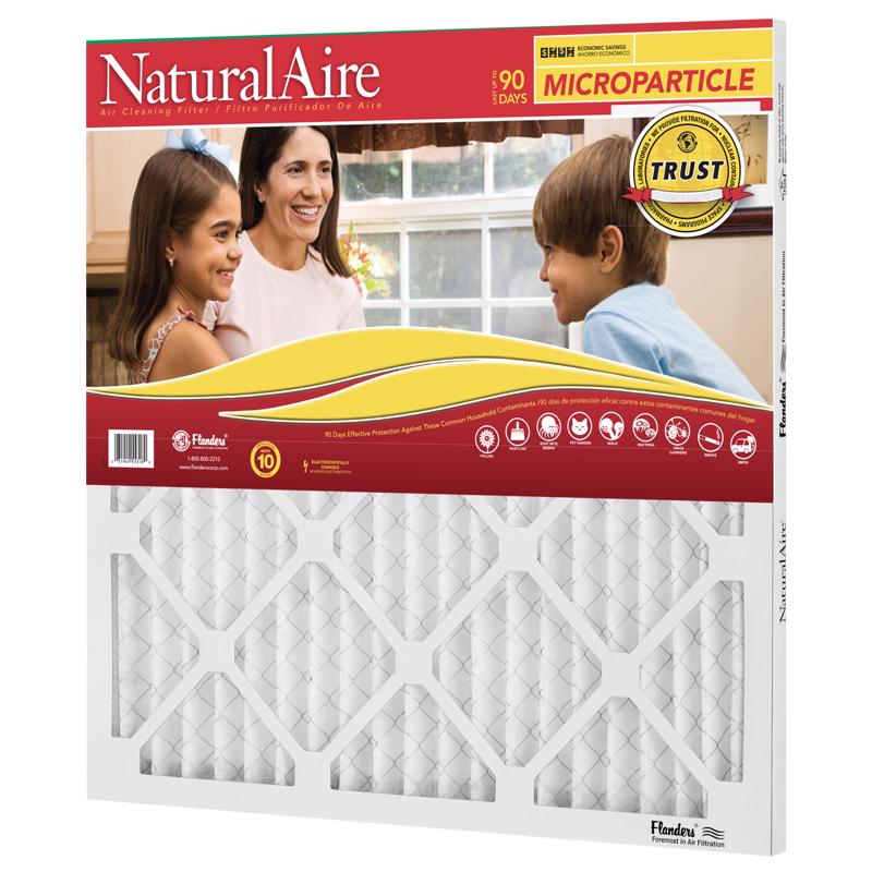 NaturalAire 20 in. W X 20 in. H X 1 in. Synthetic 10 MERV Pleated Microparticle Air Filter