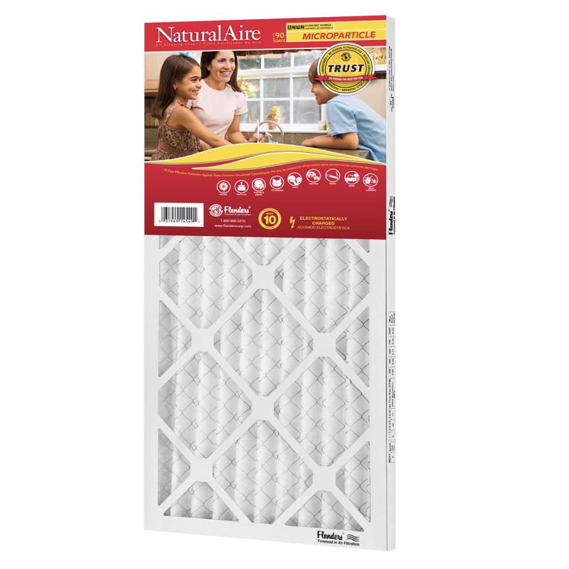 NaturalAire 14 in. W X 24 in. H X 1 in. Synthetic 10 MERV Pleated Microparticle Air Filter