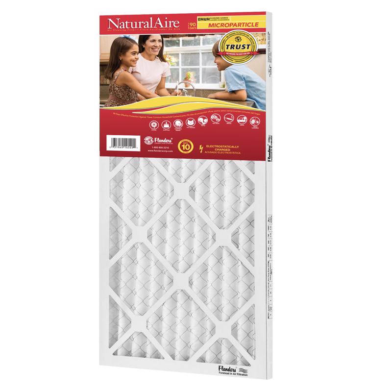 NaturalAire 14 in. W X 25 in. H X 1 in. Synthetic 10 MERV Pleated Microparticle Air Filter