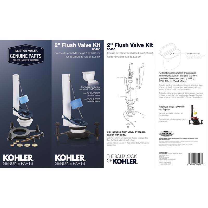 Kohler Flush Valve Kit For Kohler