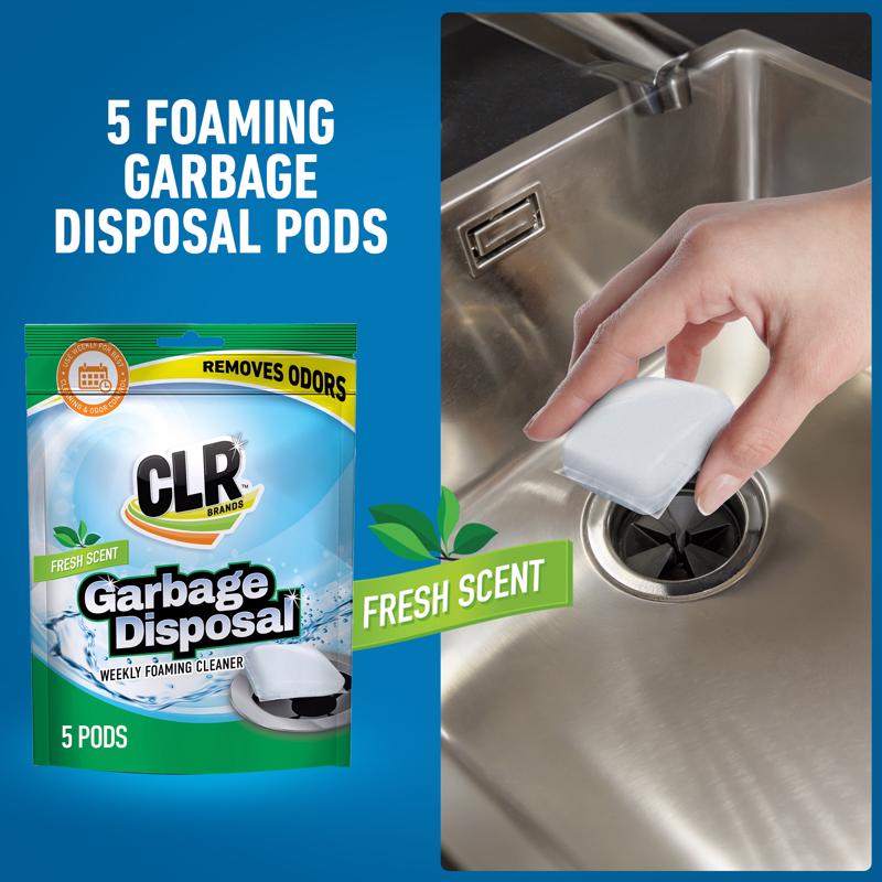 CLR Brands Fresh Scent Garbage Disposal Cleaner 5 ct Tablets