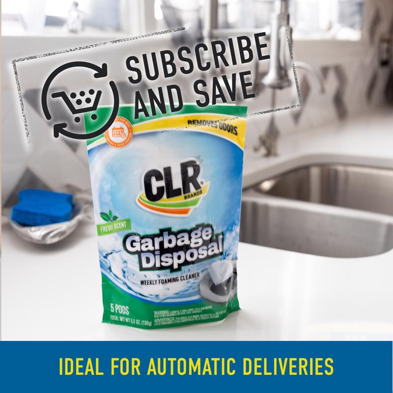 CLR Brands Fresh Scent Garbage Disposal Cleaner 5 ct Tablets