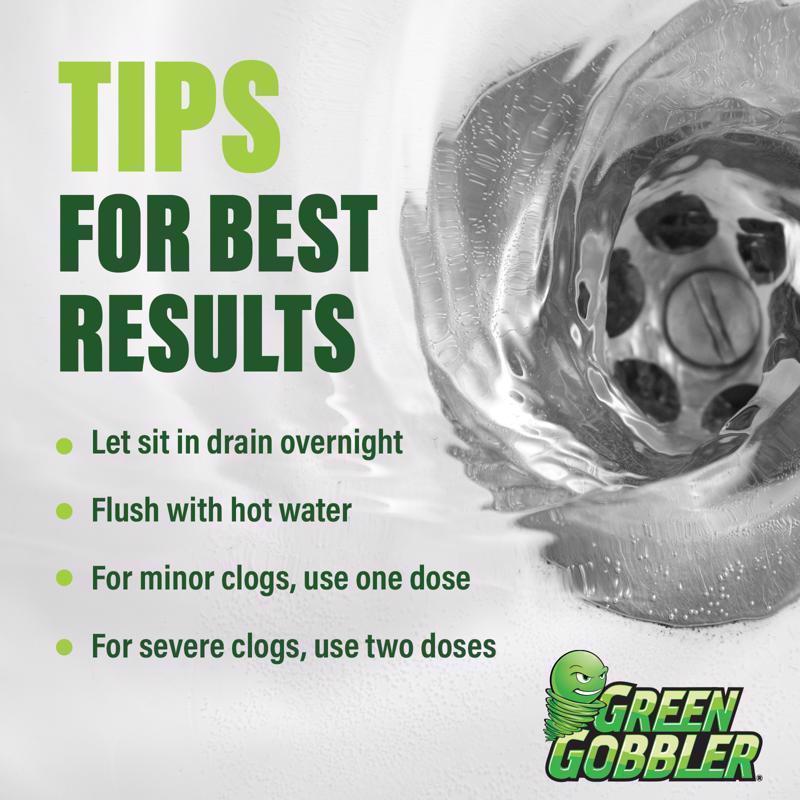 Green Gobbler Liquid Drain Clog Remover 31 oz