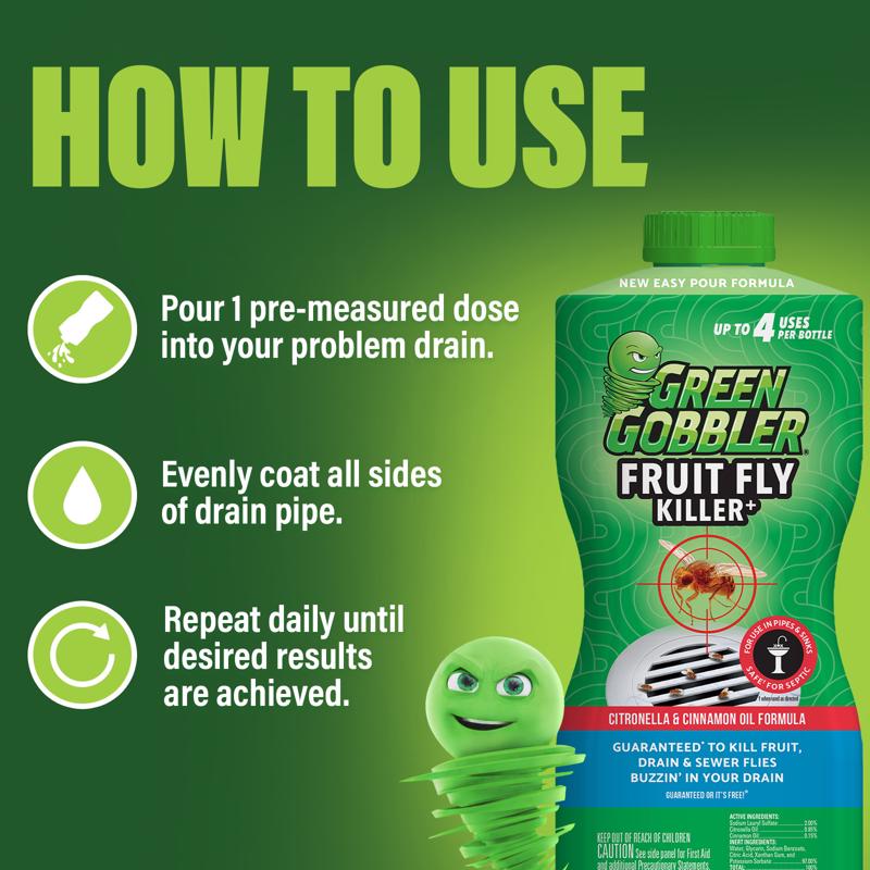 Green Gobbler Liquid Fruit Fly Killer 32 fl. oz.