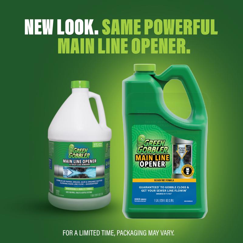 Green Gobbler Liquid Main Line Cleaner 128 oz