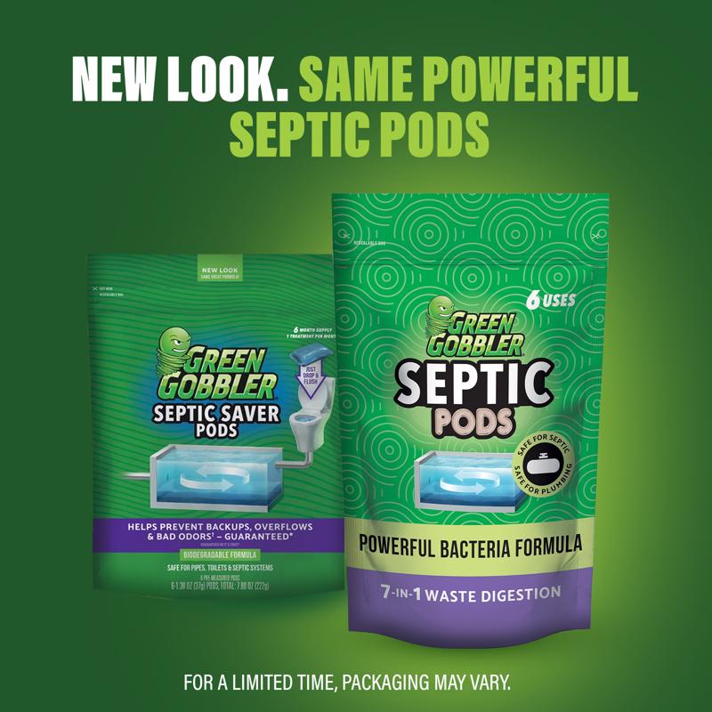 Green Gobbler Tablet Septic System Cleaner 6 ct