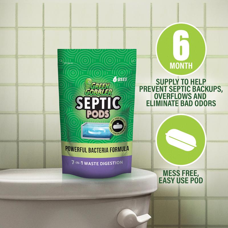 Green Gobbler Tablet Septic System Cleaner 6 ct