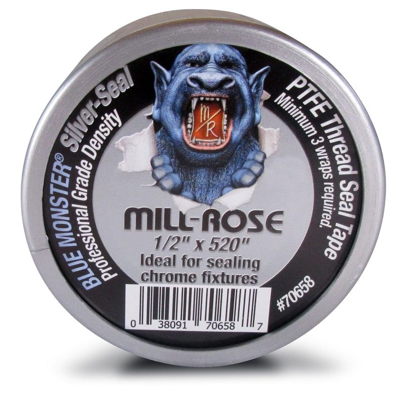 Mill Rose Blue Monster Silver 1/2 in. W X 520 in. L Thread Seal Tape