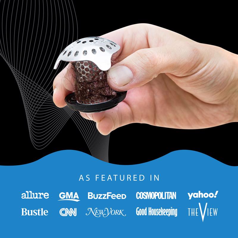 TubShroom Ultra Edition 1.5 in. Chrome Stainless Steel Hair Catcher