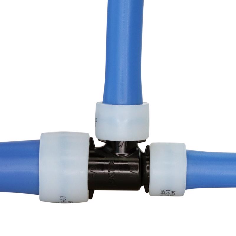 Apollo 3/4 in. Expansion PEX in to X 1/2 in. D Barb Poly Alloy Reducing Tee