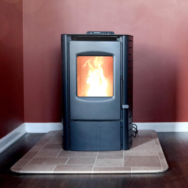 Cleveland Iron Works EPA Certified 800 sq ft Wood Pellet Stove 18 lb. cap. Hopper