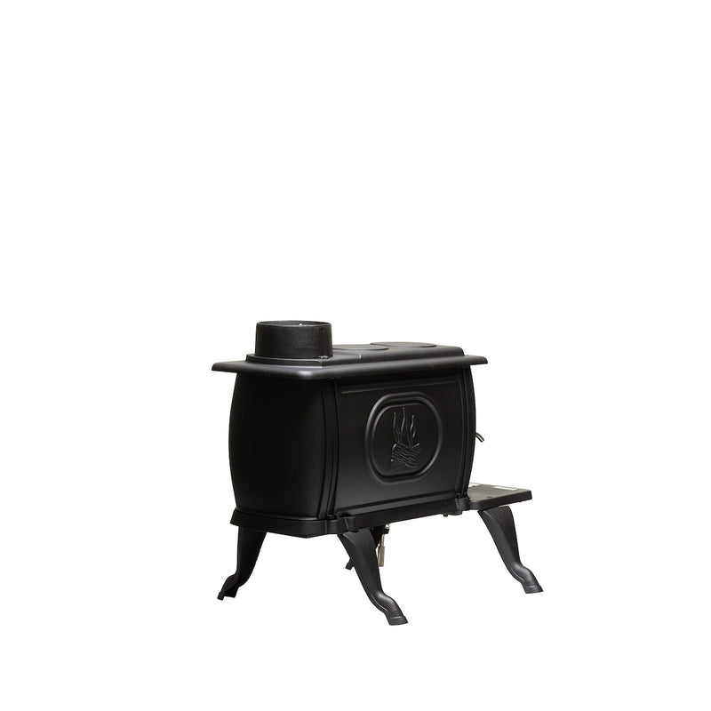 US Stove Log Wood EPA Certified 900 sq ft Vintage Wood Burning Stove