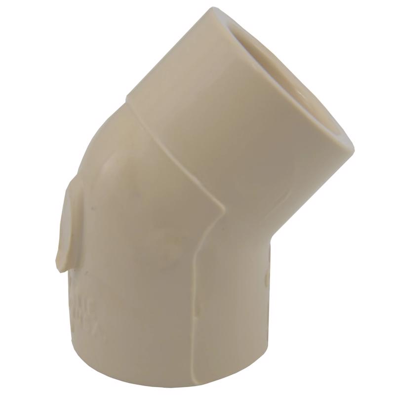 Charlotte Pipe 1/2 in. Socket X 1/2 in. D Socket CPVC 45 Degree Elbow