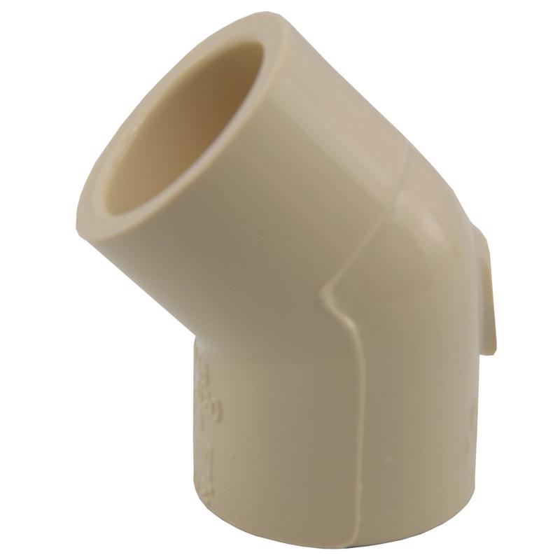 Charlotte Pipe 1/2 in. Socket X 1/2 in. D Socket CPVC 45 Degree Elbow