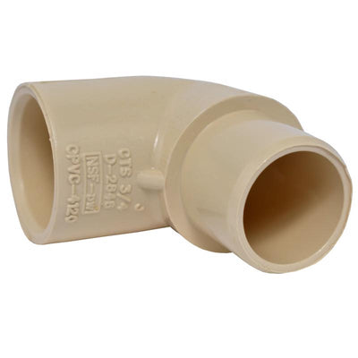 Charlotte Pipe 3/4 in. Spigot X 3/4 in. D Socket CPVC 90 Degree Street Elbow