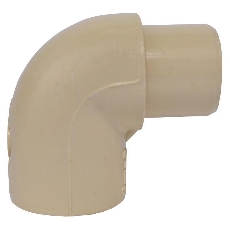 Charlotte Pipe 3/4 in. Spigot X 3/4 in. D Socket CPVC 90 Degree Street Elbow