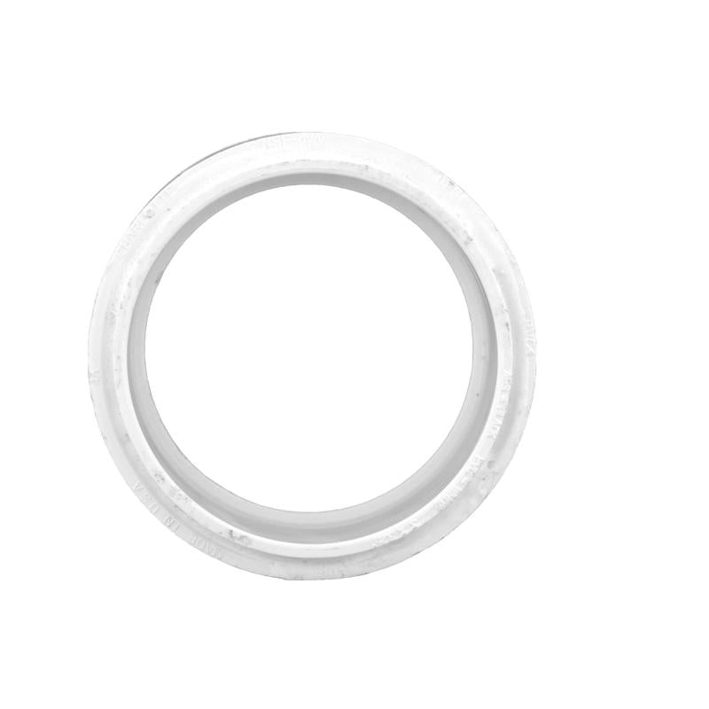 Charlotte Pipe 4 in. Hub X 4 in. D Hub PVC Coupling