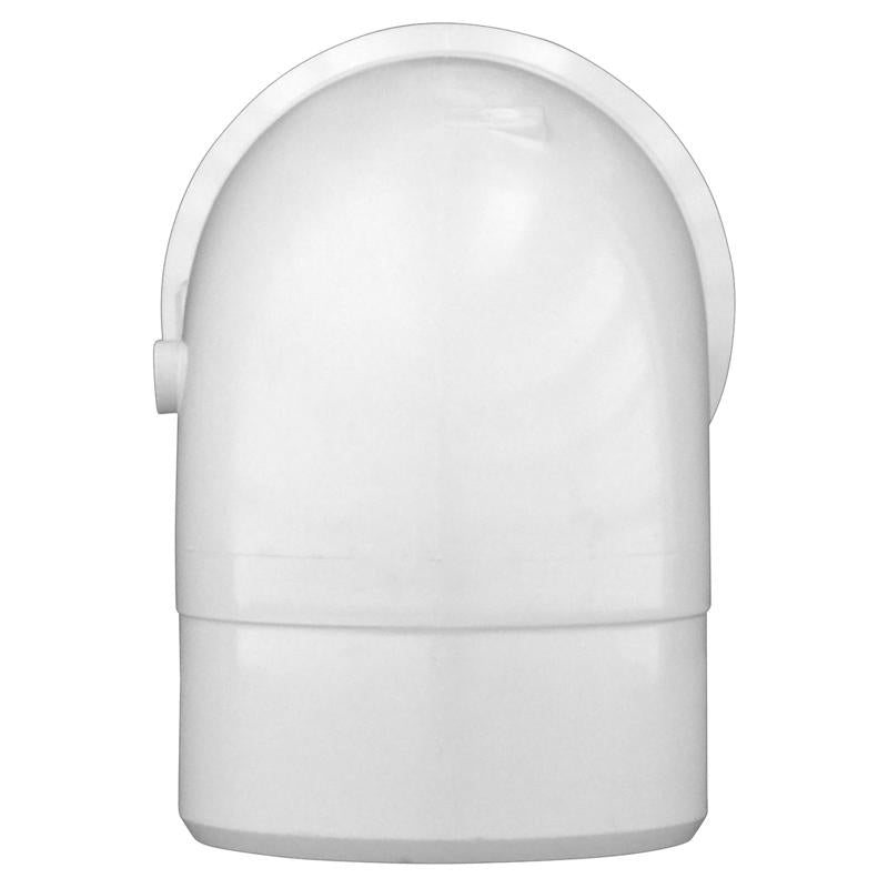 Charlotte Pipe Schedule 40 1-1/2 in. Hub X 1-1/2 in. D Spigot PVC Elbow