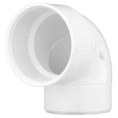 Charlotte Pipe Schedule 40 2 in. Hub X 2 in. D Spigot PVC 90 Degree Elbow