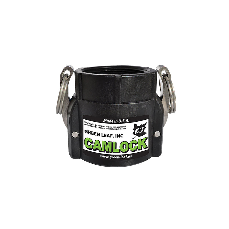 Green Leaf D Series 1-1/2 in. Female X 1-1/2 in. D Female Polypropylene Adapter Coupling