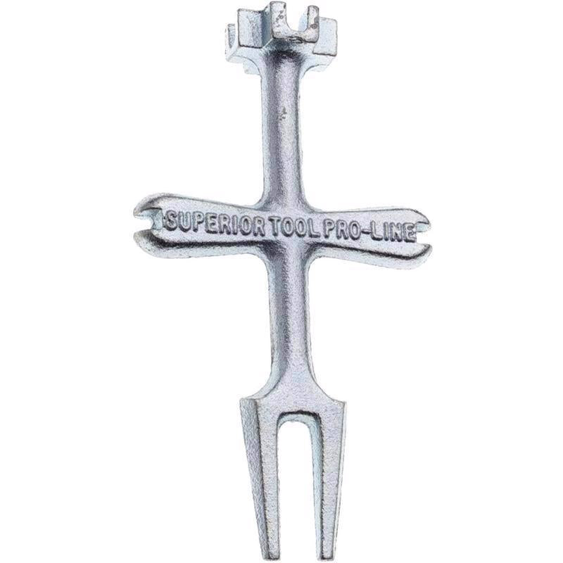 Superior Tool Plug Wrench Silver