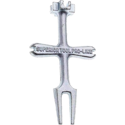 Superior Tool Plug Wrench Silver