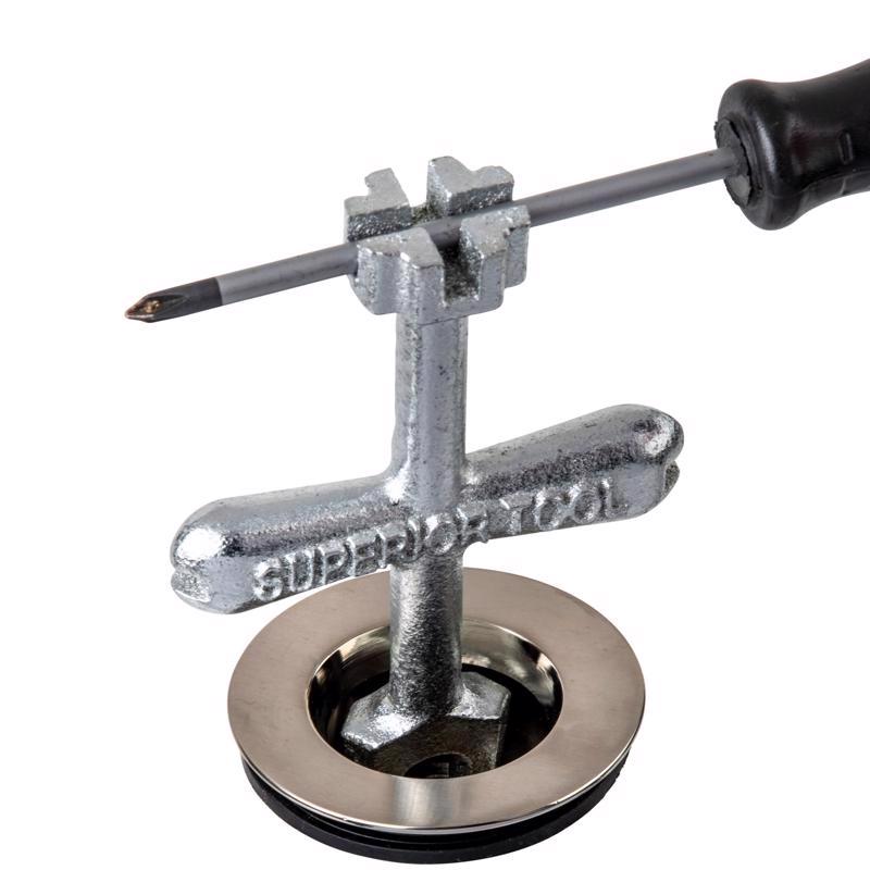 Superior Tool Plug Wrench Silver