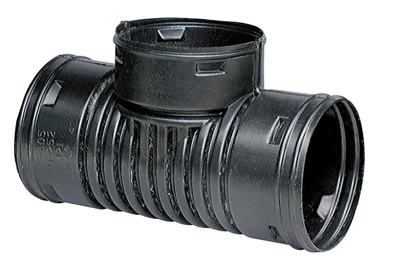 Advanced Drainage Systems 6 in. Snap X 6 in. D Snap Polyethylene 12 in. Tee