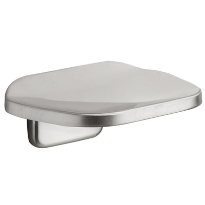 Oakbrook Collection Brushed Nickel Silver Die Cast Zinc Soap Dish