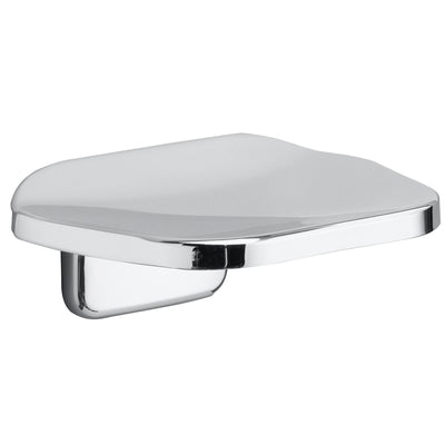 Oakbrook Collection Chrome Silver Die Cast Zinc Soap Dish