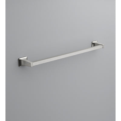 Oakbrook Collection Brushed Nickel Towel Bar 24 in. L Die Cast Zinc