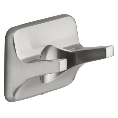 Oakbrook Collection Brushed Nickel Double Robe Hook
