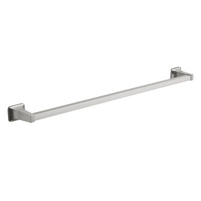 Oakbrook Collection Brushed Nickel Towel Bar 30 in. L Die Cast Zinc