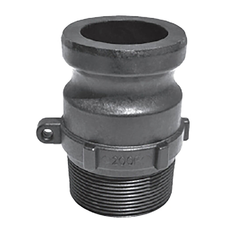 Green Leaf Camlock 2 in. Male X 2 in. D MNPT Polypropylene Coupler
