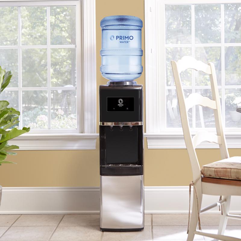 Primo Water Pro 3-5 gal Black Water Dispenser Stainless Steel