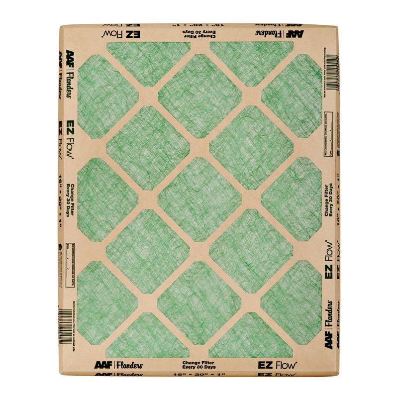AAF Flanders EZ Flow Nested 20 in. W X 16 in. H X 1 in. Fiberglass 1 MERV Air Filter