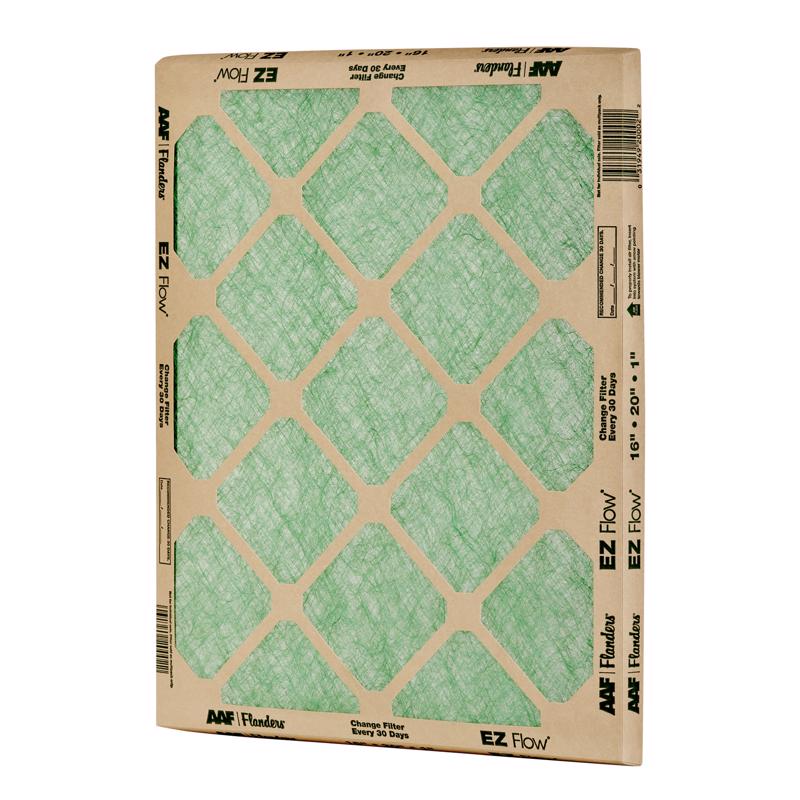 AAF Flanders EZ Flow Nested 20 in. W X 16 in. H X 1 in. Fiberglass 1 MERV Air Filter