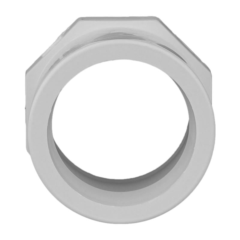 Charlotte Pipe Schedule 40 2-1/2 in. Spigot X 2 in. D Slip PVC Reducing Bushing