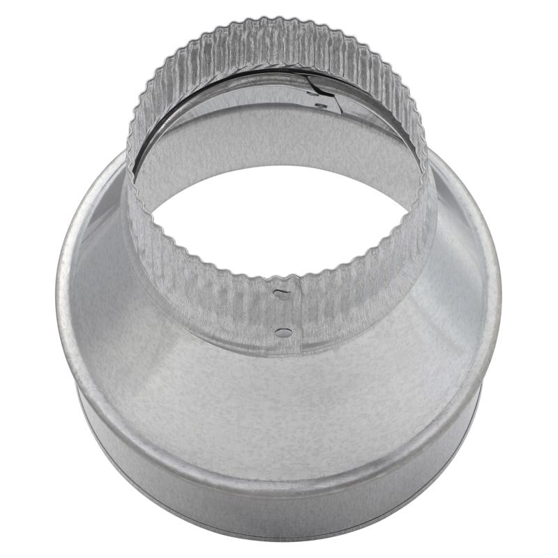 Imperial 5 in. D X 3 in. D Galvanized Steel Furnace Pipe Reducer