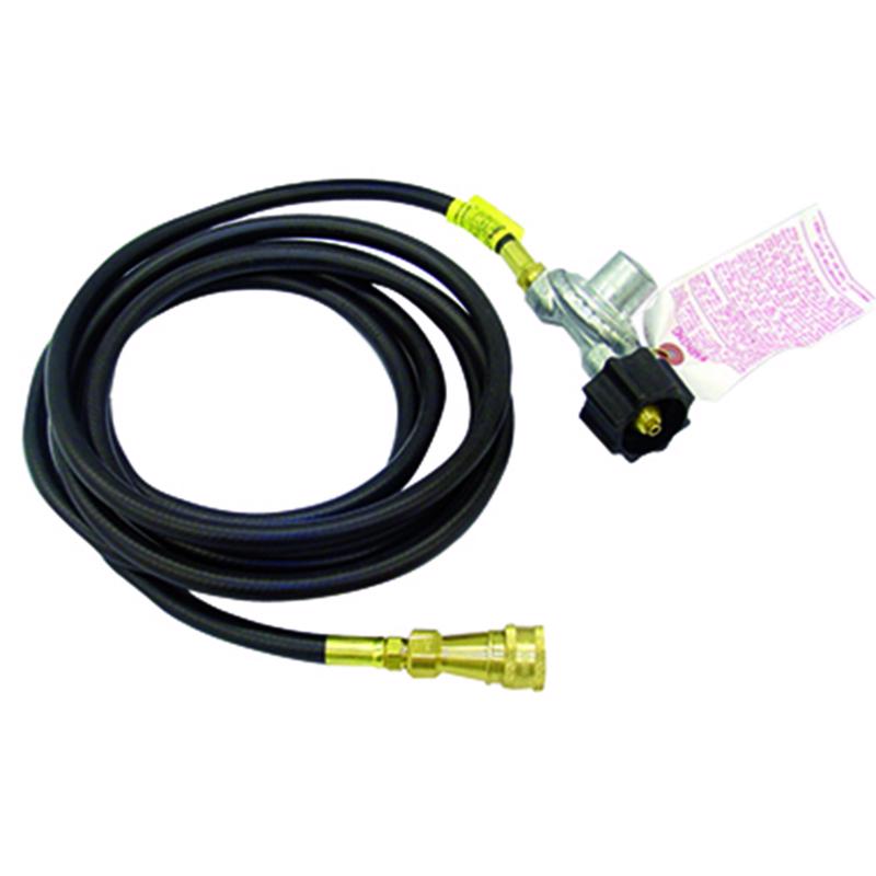 Mr. Heater 12 ft. L Brass/Plastic Quick Connect Hose Assembly and Regulator