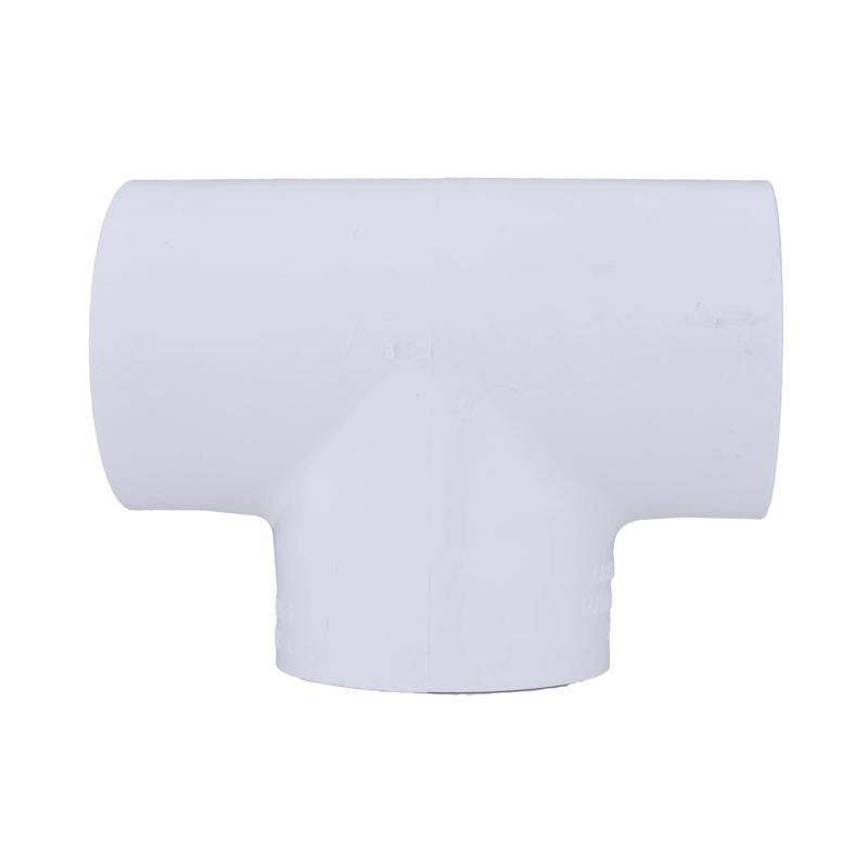 Charlotte Pipe Schedule 40 4 in. Slip X 4 in. D Slip PVC Tee