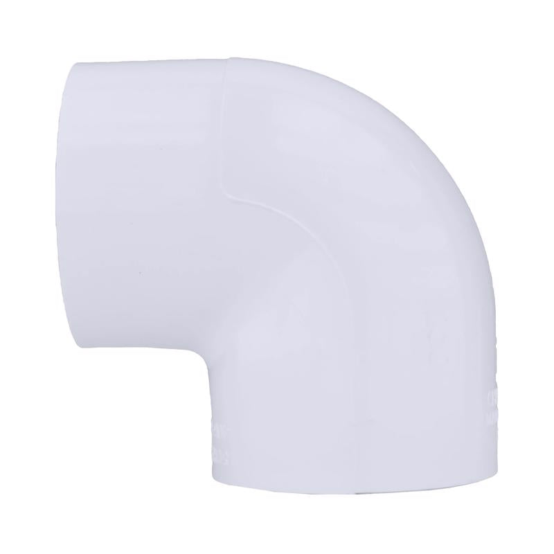 Charlotte Pipe Schedule 40 3 in. Slip X 3 in. D Slip PVC Elbow
