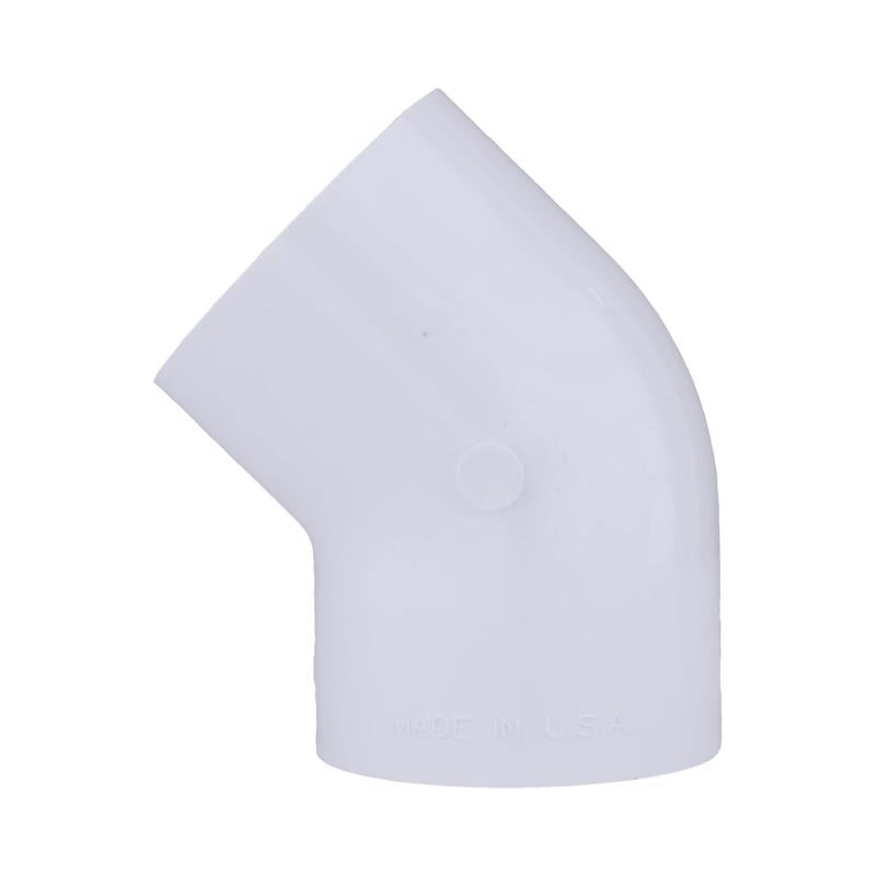 Charlotte Pipe Schedule 40 2-1/2 in. Slip X 2-1/2 in. D Slip PVC Elbow