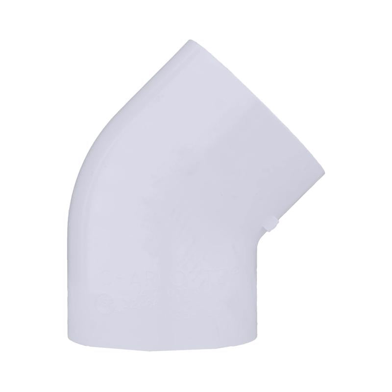 Charlotte Pipe Schedule 40 3 in. Slip X 3 in. D Slip PVC 45 Degree Elbow