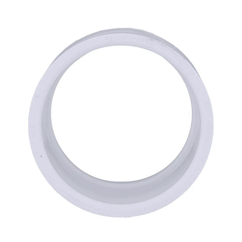 Charlotte Pipe Schedule 40 2-1/2 in. Slip X 2-1/2 in. D Slip PVC Coupling
